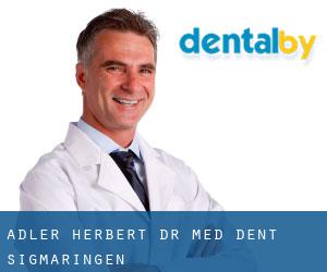 Adler Herbert Dr. med. dent. (Sigmaringen)