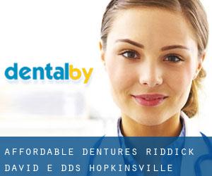 Affordable Dentures: Riddick David E DDS (Hopkinsville)