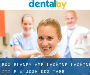 Box Blaney & Lachine: Lachine III R W Josh DDS (Tabb)
