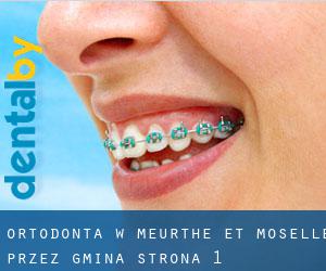 Ortodonta w Meurthe et Moselle przez gmina - strona 1