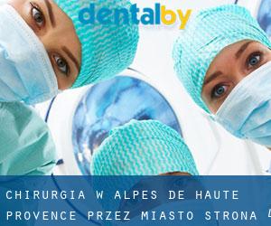 Chirurgia w Alpes-de-Haute-Provence przez miasto - strona 4
