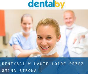 dentyści w Haute-Loire przez gmina - strona 1