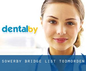 Sowerby Bridge List (Todmorden)